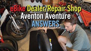 Going to an eBike Dealer/Repair Shop; Getting My Aventon Aventure Fixed. Questions Answered.