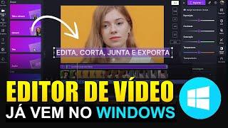 [COMO USAR] EDITOR DE VÍDEO QUE JÁ VEM NO WINDOWS E GRATUITO