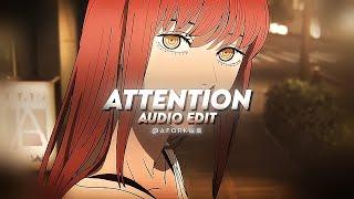 Attention - charlie puth (edit audio)