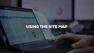 Using the site map