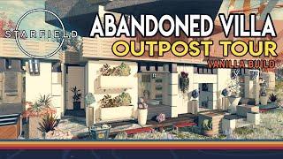 Starfield Abandoned Villa Outpost Tour (no habs build)