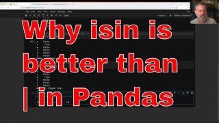 Using | in Pandas? Consider the "isin" method instead