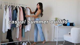 CASUAL SUMMER OUTFITS ️ | summer fashion lookbook 2021