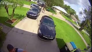 Why did this deputy smack camera? Hide identity, conceal evidence or unlawful search?