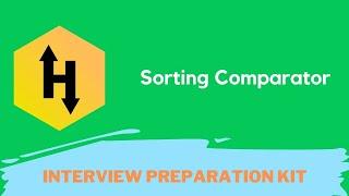 HackerRank Sorting Comparator problem solution in Python programming | Interview preparation kit