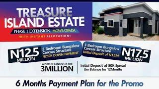 Dream it, own it by investing into Treasure Island Estate, Mowe Ofada affordable properties