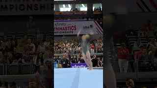 Jade Carey Slow Motion Floor Exercise 2024 Xfinity Championships Senior Women Session 2 Day 1 Part1