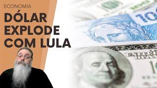 DOLAR explode com GASTANÇA DESCONTROLADA de LULA e o DESAPARECIMENTO do "PACOTE de CORTES" do HADDAD