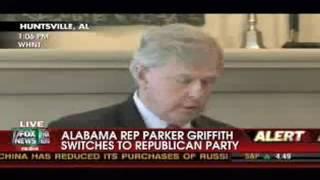 Rep. Parker Griffith switches to Republican Party - House Democrat switches to GOP