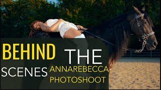 Behind the scenes Of Anna Rebecca Photoshoot