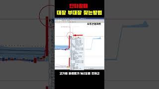 단타 대장 부대장 찾는방법