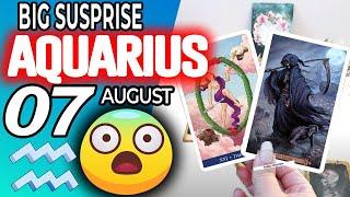 Aquarius  BIG SUSPRISE  horoscope for today AUGUST 7 2024  #aquarius tarot AUGUST 7 2024