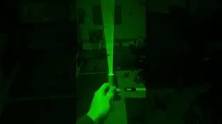 This laser is like a lightsaber!!!