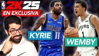 ¡PROBÉ a KYRIE IRVING vs WEMBANYAMA! NBA 2K25 en EXCLUSIVA - AIRCRISS