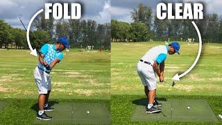 RANGE SESSION - WORKING ON MY GOLF SWING (60° to 2i) PLUS SHOT TRACERS AND SLO-MO