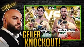 Hasan "TYSON" Özer vs. Magomed Ansorovitsch - KNOCKOUT | Edmon reagiert | Stream Highlights