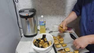 ОЧЕНЬ  ВКУСНО БАКЛАЖАНЫ как ШАШЛЫК  за несколько минут
