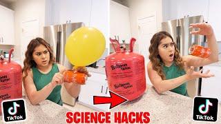 We TESTED VIRAL TikTok SCIENCE EXPERIMENTS! **they actually work** PART 1