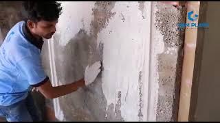 Gemplast Gypsum Plaster Interior and Exterior Plastering Solution....