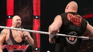 Brock Lesnar lays waste to Big Show: Raw, Oct. 5, 2015