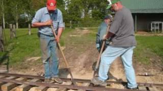 Whiskey River Railway Cattle Guard Bridge Repair - May 22, 2010