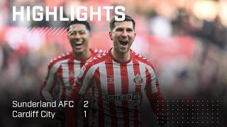 Back-To-Back Wins | Sunderland AFC 2 - 1 Cardiff City | EFL Championship Highlights