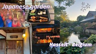 Japanese garden Hasselt Belgium - Travel vlog || Obon festival