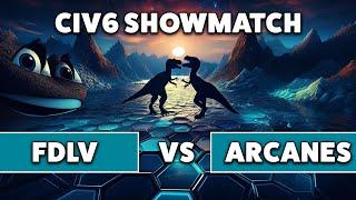 Civ6 SHOWMATCH | Freritos de la Vega vs Arcanes