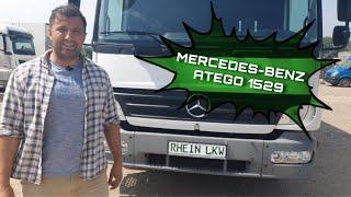 4K Short trailer of Mercedes-Benz Atego 1529 truck (LKW) in Rhein Trucks