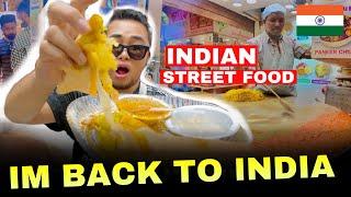 GOING BACK TO INDIA 2024  STREET FOOD OVERLOAD