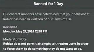 I GOT BANNED...