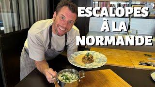 RECETTE DE NORBERT : ESCALOPE NORMANDE, CRÈME ET CHAMPIGNONS !