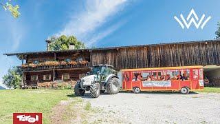 Traktorfahrt zum Gruberhof in der Region Wilder Kaiser