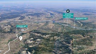 Satellite Map Video of 31 Big Sky Drive | Ennis, Montana