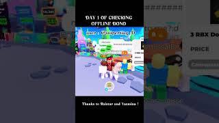 Checking Offline dono in Pls Donate ! #roblox