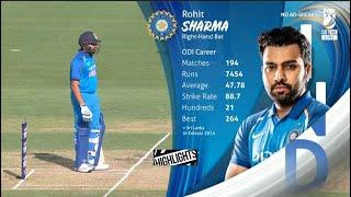 Rohit Sharma 133(129) | India Vs Australia 1st ODI 2019 | Ball By Ball HD Highlights.