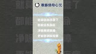 【尊勝佛母心咒 】海涛法师