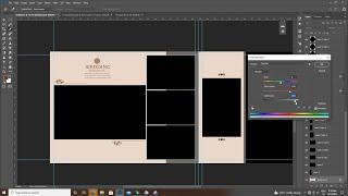 How to design wedding album in Adobe Photoshop #weddingalbum #folderizealbum #albumdesign