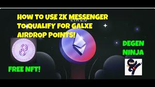 How to use ZK messenger on zkbridge to complete Galxe airdrop tasks