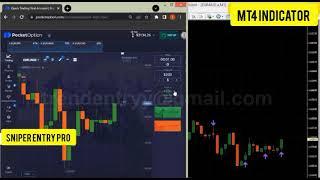 Sniper Entry pro || mt4 indicator for Binary Options || pocket option version now available