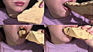 Tasty clay eating asmr  | clay eating and swallow #clay #asmrsounds #satisfying