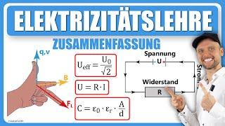 Elektrizitätslehre Zusammenfassung Das musst du alles wissen!