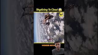 Skydiving In Cloud#shorts