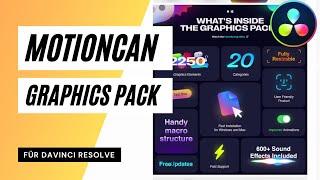 Motioncan Graphics Pack für Davinci Resolve