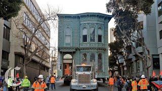 Historic Six Bedroom Victorian House Moves to a New Home in San Francisco