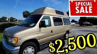 Camper Van FOR SALE $2,500 | Cheap & Affordable HIGH TOP Van