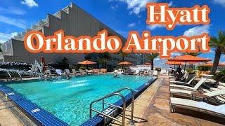 Only Hotel at Orlando Airport - Hyatt Regency Orlando (MCO) Hotel Review and Room Tour