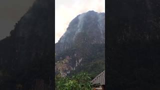 A large forest fire has spread to the limestone mountain range.#shorts #shortvideo #america