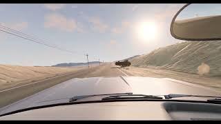 BeamNG - Brand New Land Rover Defender Roll's Over At High Speed