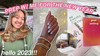 PREP W/ ME FOR 2023 glow up, grwm, & goals!